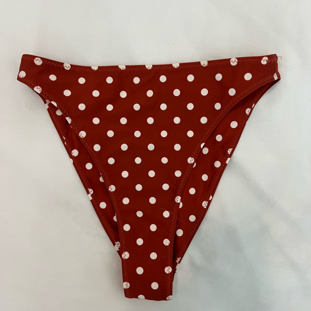 Skin By Same High Rise Bikini Bottom - Polka Dot - Women’s Medium